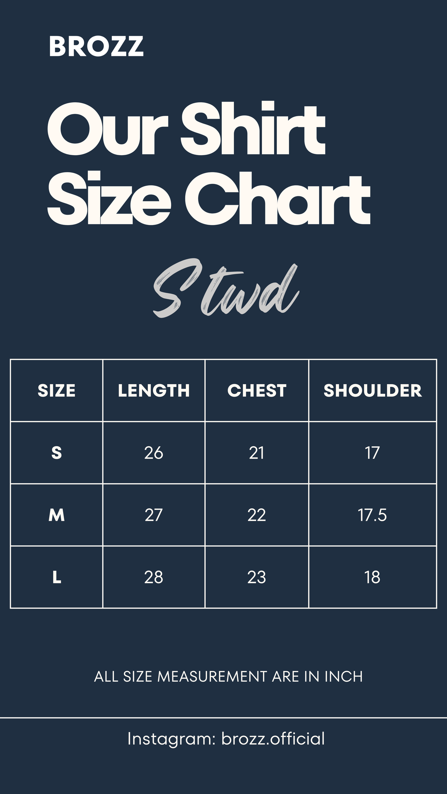 Premium "STWD" Graphic Logo T-Shirt – Navy Blue