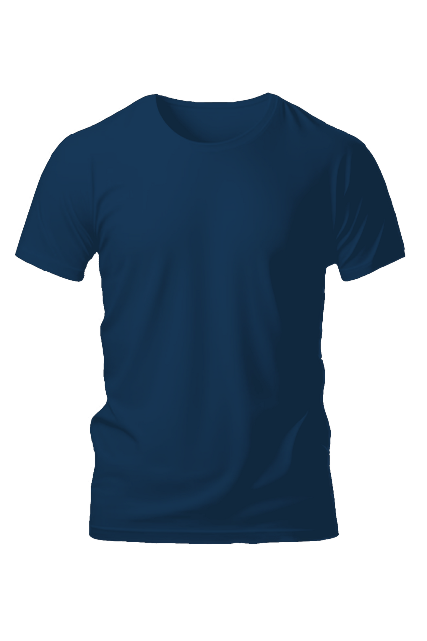 Round Neck Petroleum blue T shirt