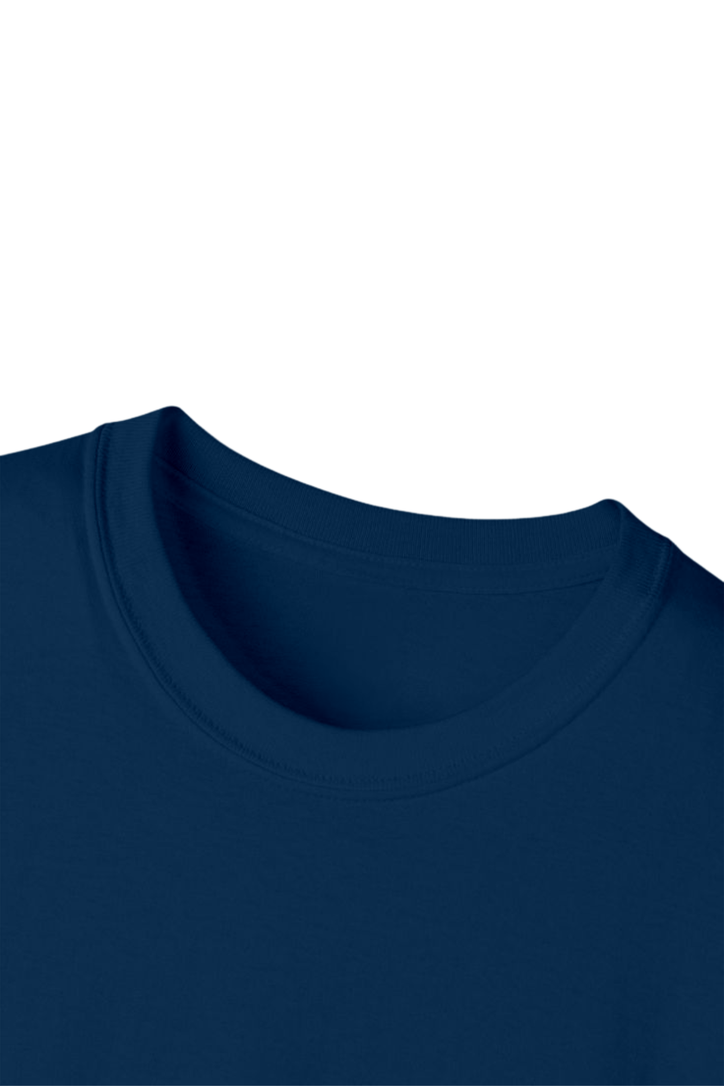 Round Neck Petroleum blue T shirt
